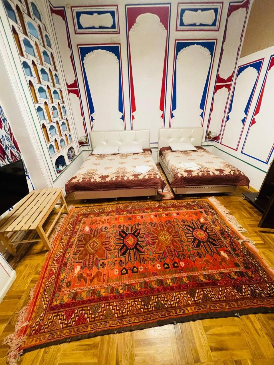 "Chor Minor" Hotel Unesco Heritage List 2 Minutes To Bukhara Old Town Square Official Partner Of The La Rosse Aroma Exterior photo
